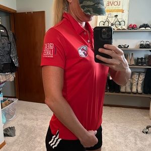 ADIDAS CLEVELAND Guardians (Indians) Great Lakes Brewery Golf Polo